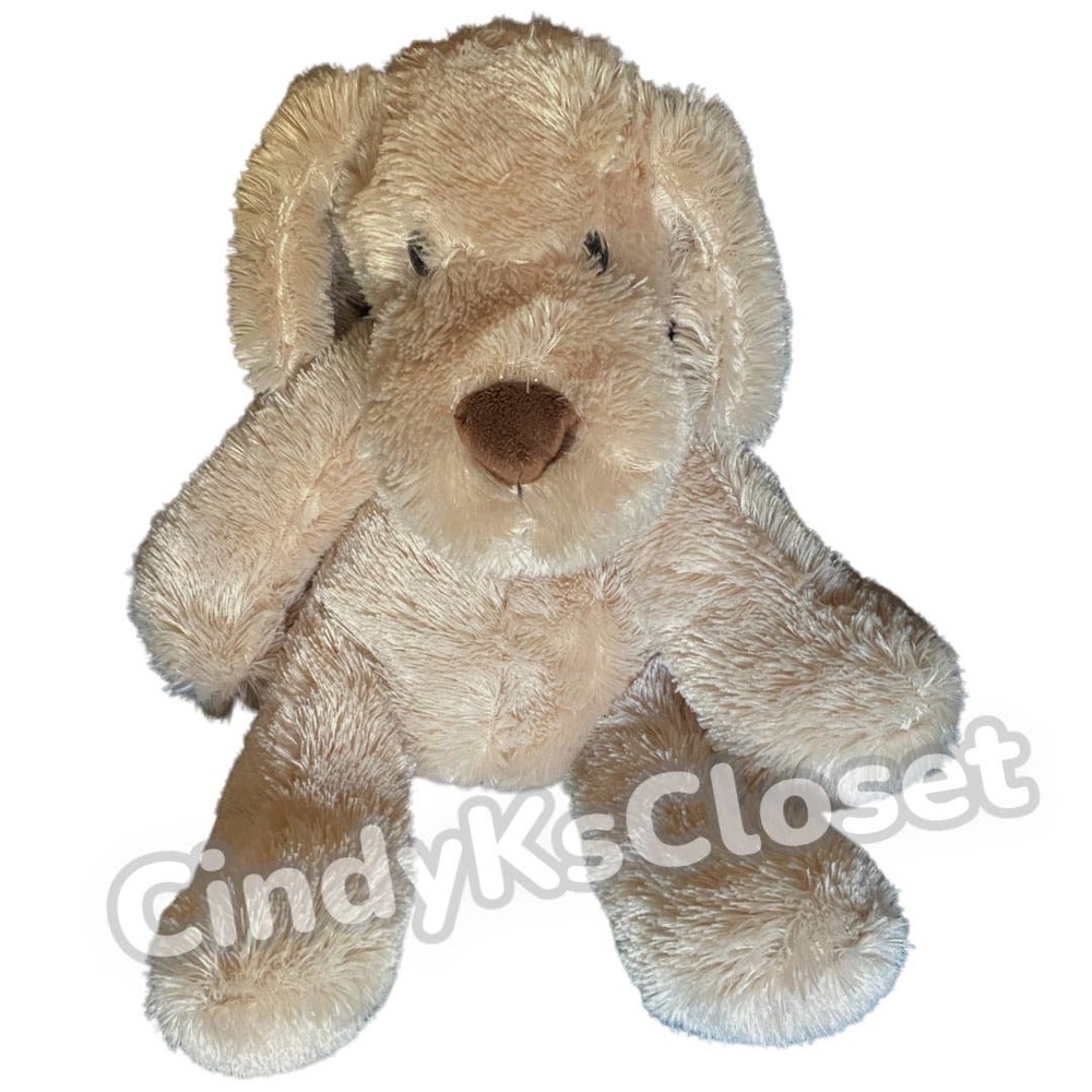 Animal Adventure Stuffed Floppy Puppy Dog Plush Tan Golden Retriever Yellow Lab